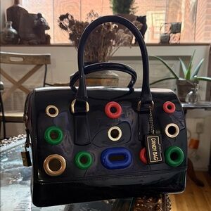 Furla Black Multicolor Candy Bag